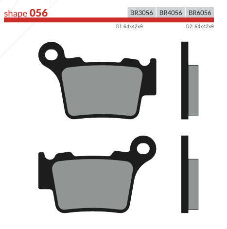 B4056 Brake Pads - G191 - FA368