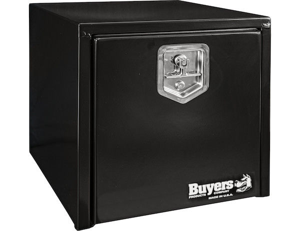 Buyers Products 1702295 Black Steel Underbody Truck Box w/ T-Handle Latch - 18"