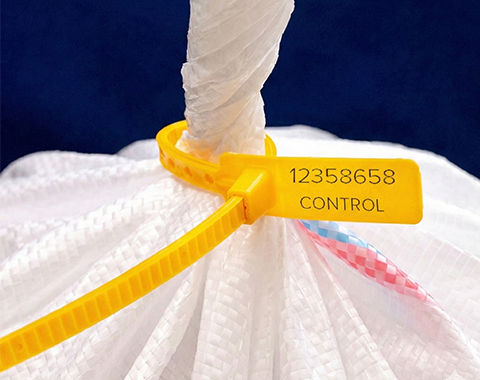 Plastična varnostna plomba vezica za vreče tovornjake zaboje števce