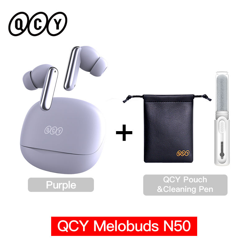 Thumbnail: QCY Melobuds N50 ANC Bluetooth 5.4 Wireless Earphones Active Noise Cancellation 