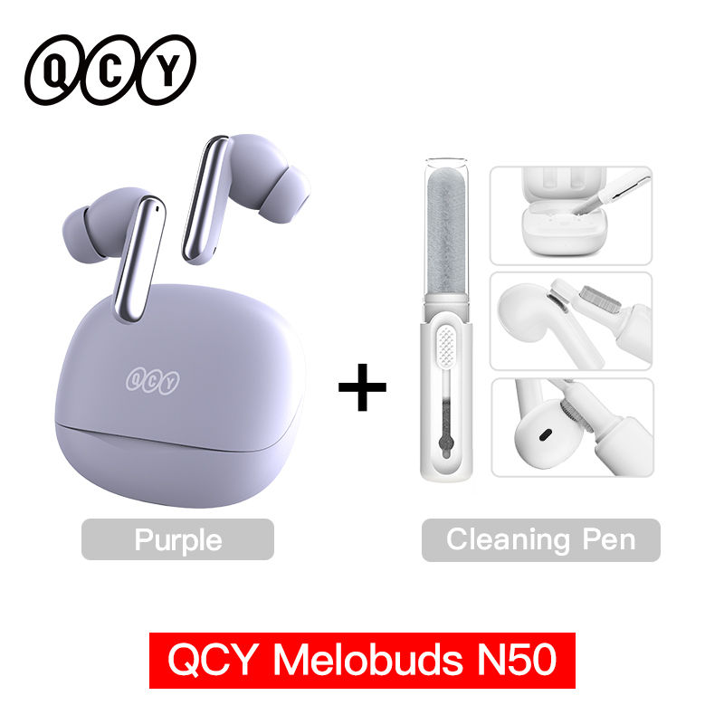Thumbnail: QCY Melobuds N50 ANC Bluetooth 5.4 Wireless Earphones Active Noise Cancellation 