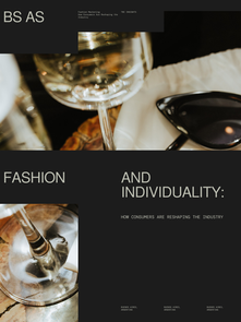 Fashion & Individuality: How Consumers Are Reshaping the Industry