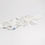 Thumbnail: Ivory bridal garter with guipure lace roses and leaves, embellished with seed beads, pearls and crystals, blue ribbon bow