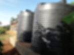 Tanks placed for water to village