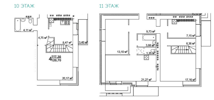 Миниатюра: 5-комн.квартира, Бурашевское шоссе, д.66