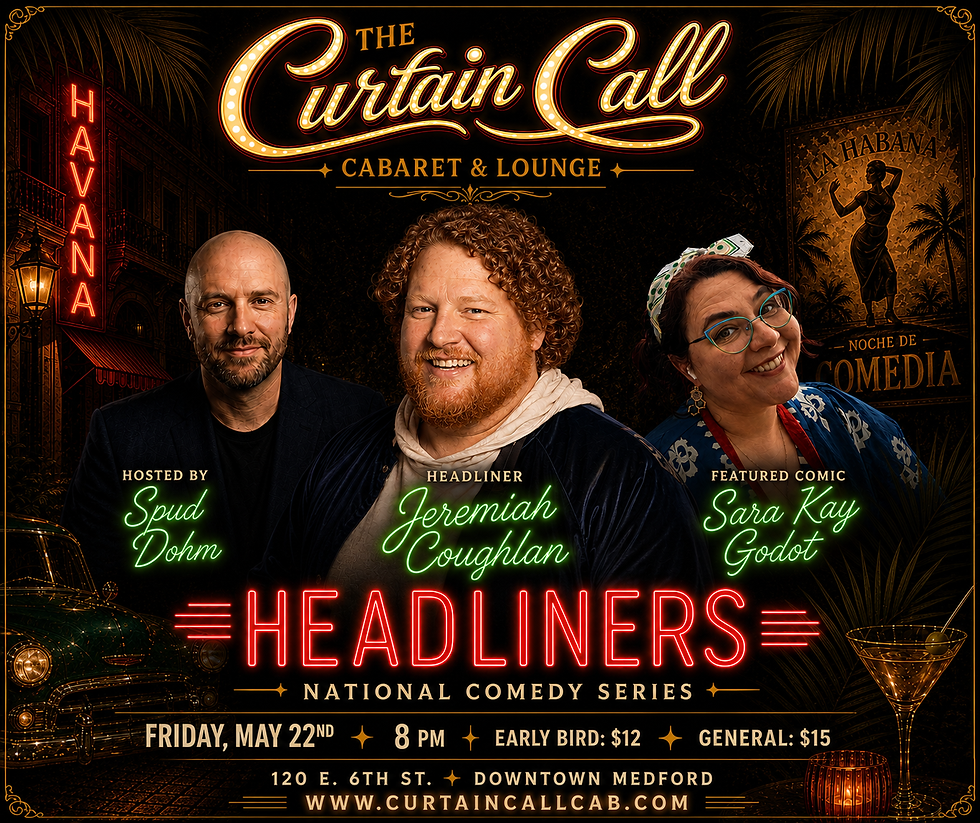 HEADLINERS - National Comedy Series - Jeremiah Coughlan