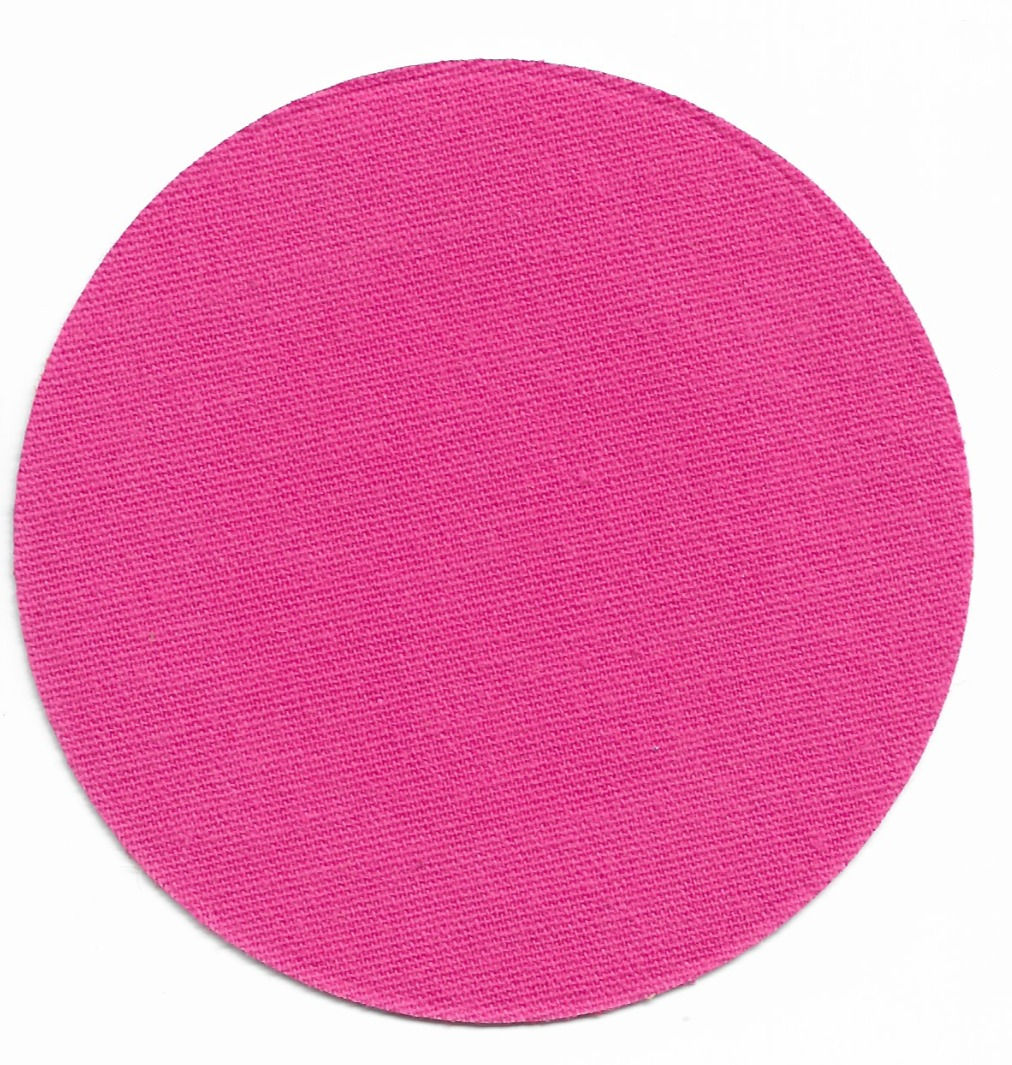 Adhesive patch CLOSED SMALL 360 ° fluorescent pink