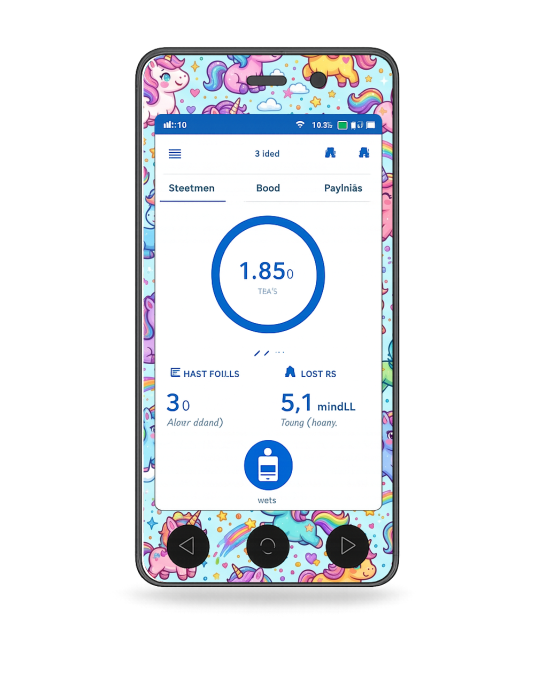 Sticker Omnipod Dash unicorni