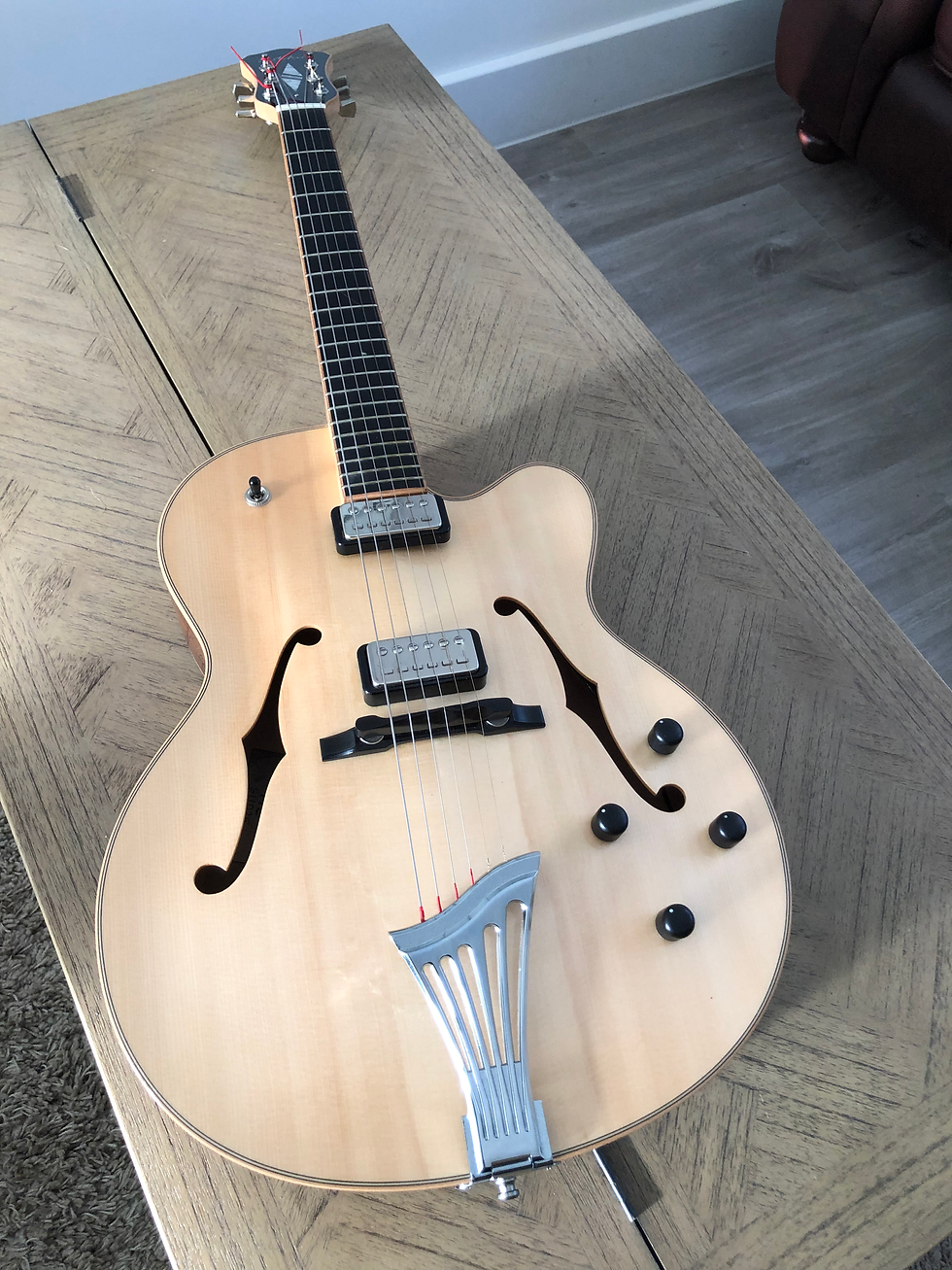 Thumbnail: Hutchins H2 Jazz Hollow Body Guitar