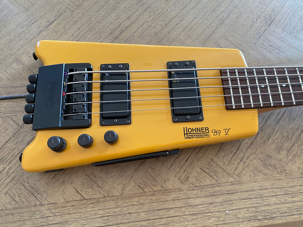 Thumbnail: Steinberger Hohner Professional B2V Active Headless 5 String Bass