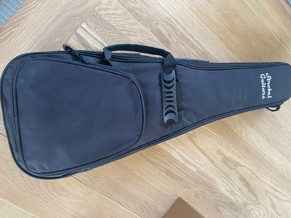 Thumbnail: Strobel Rambler Travel Guitar And Case