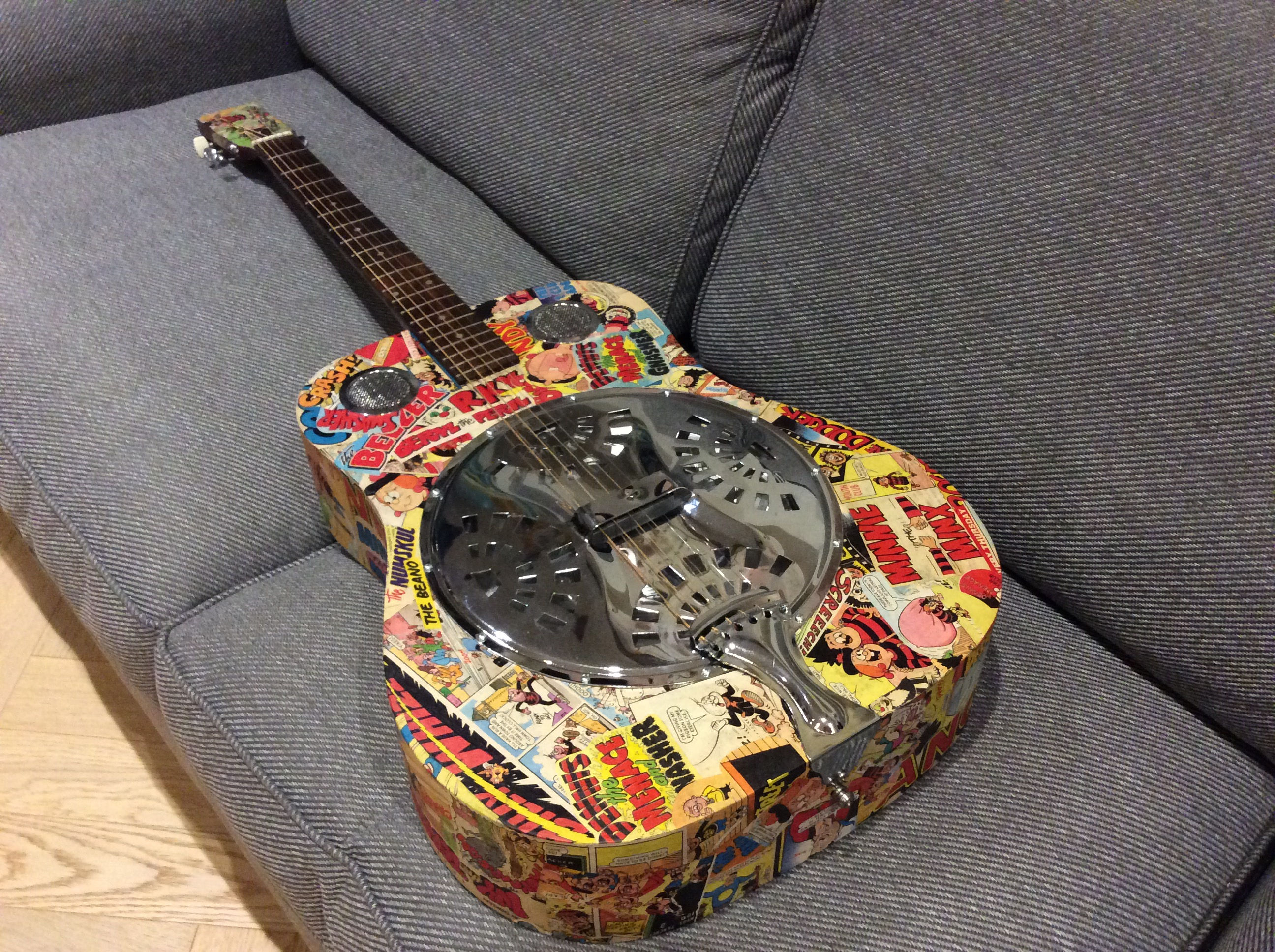 Lorenzo 1970s Gnasherville Resonator Guitar