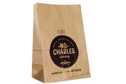 Bolsa Fast Food Fondo Cuadrado No Charles