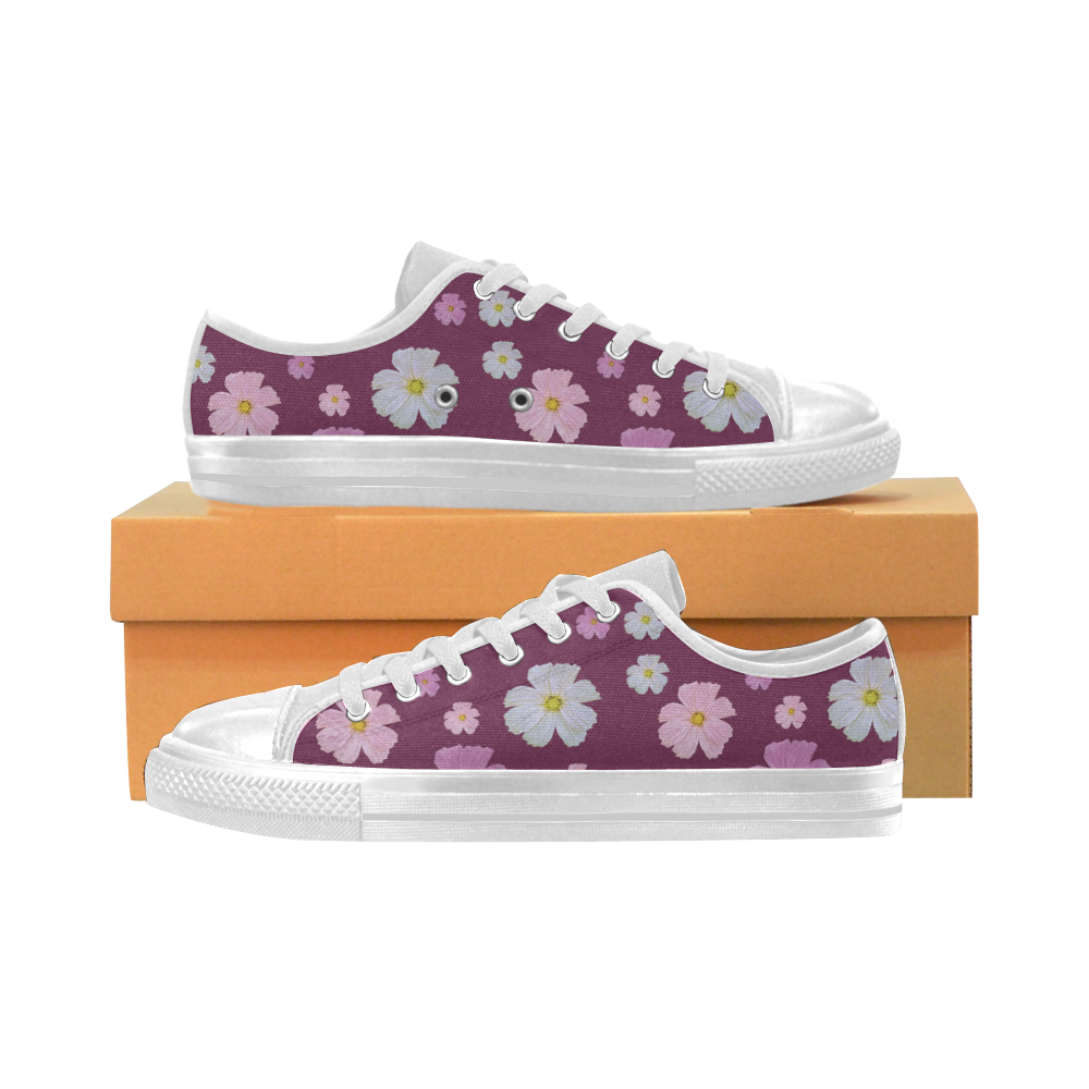 Cosmos and Wine - Women's Canvas Sneakers