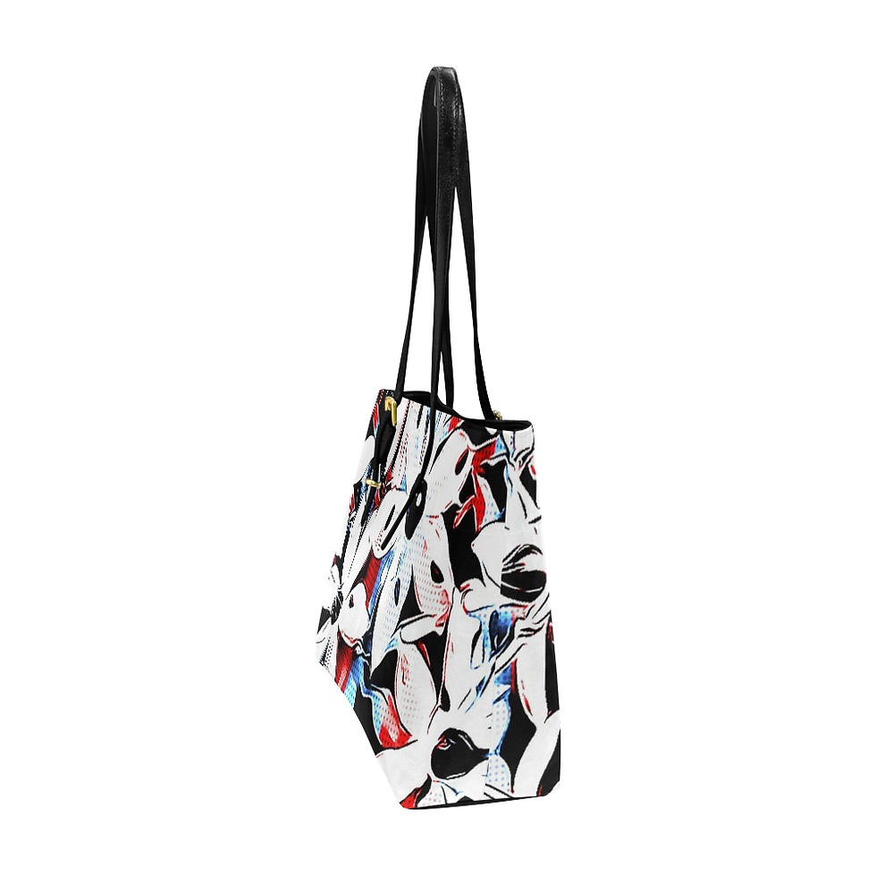 Thumbnail: Patriotic Lily - Large Tote Bag