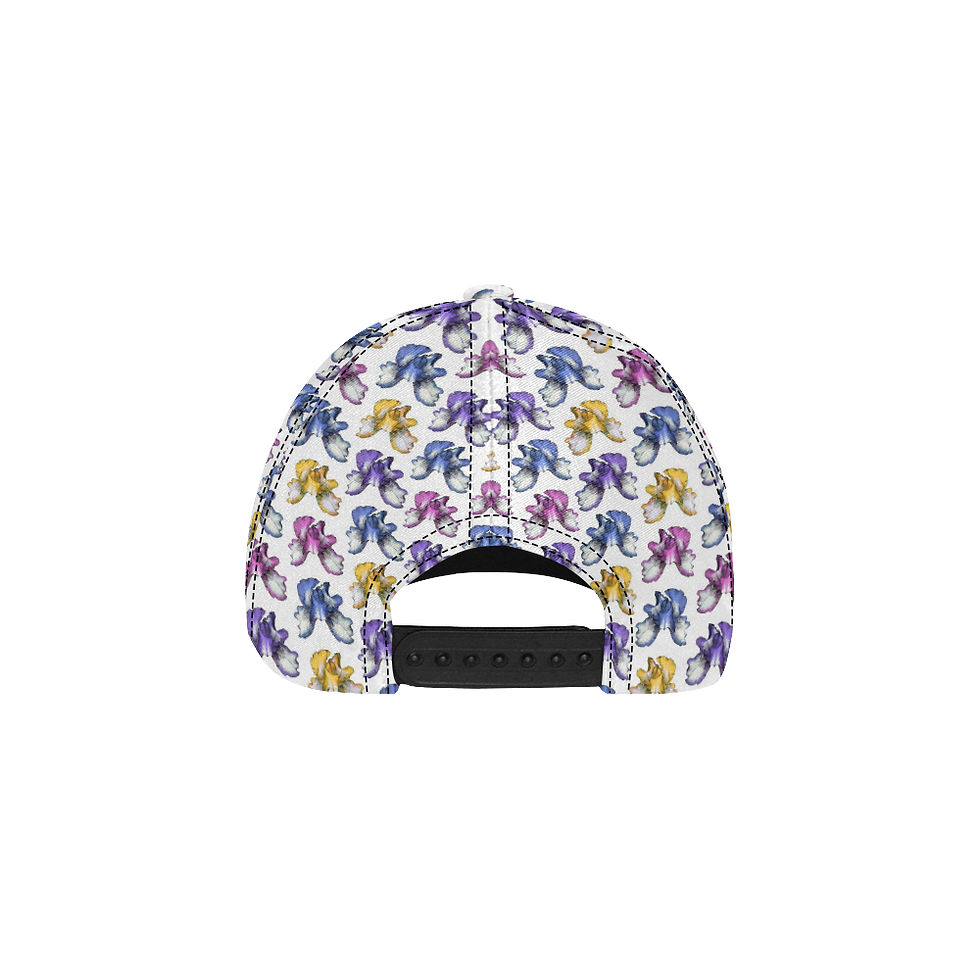 Thumbnail: Rainbow Iris (allover print) - Baseball Cap