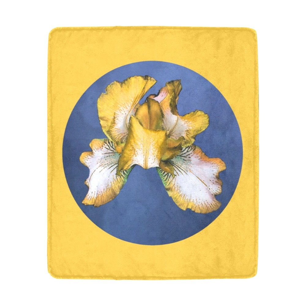 Rainbow Iris Yellow/Blue Dot - Blanket - Blanket