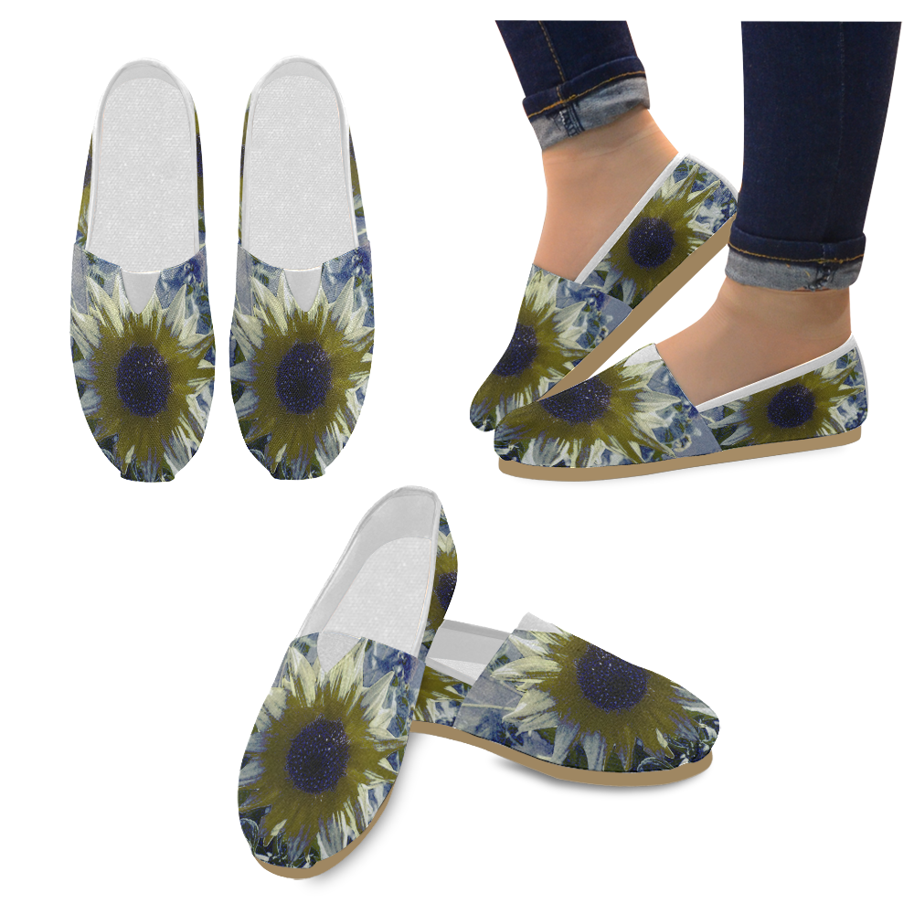 Sunshine on my Shoulder - Slip On Canvas Shoes