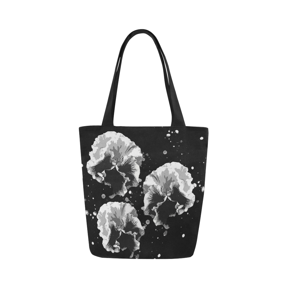 Pansy Moonbeams Grey - Tote Bag