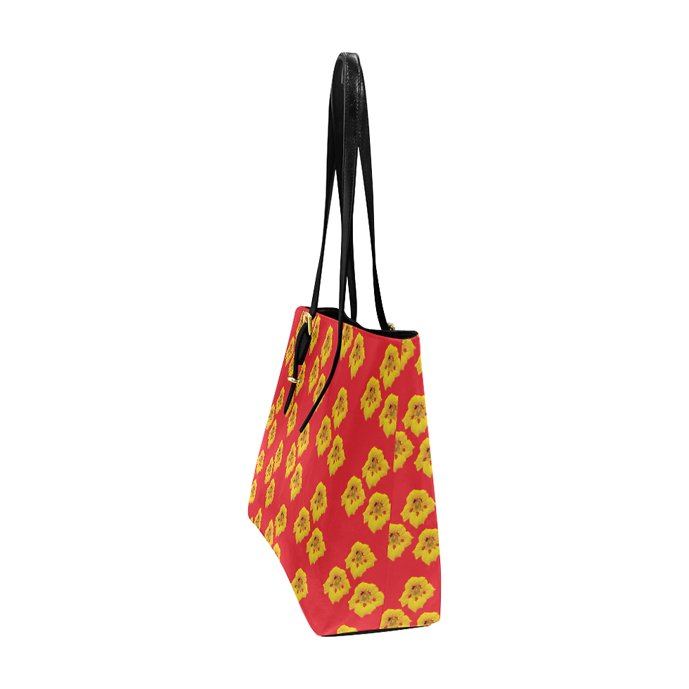 Thumbnail: Ladybug Nasturtium - Large Tote Bag