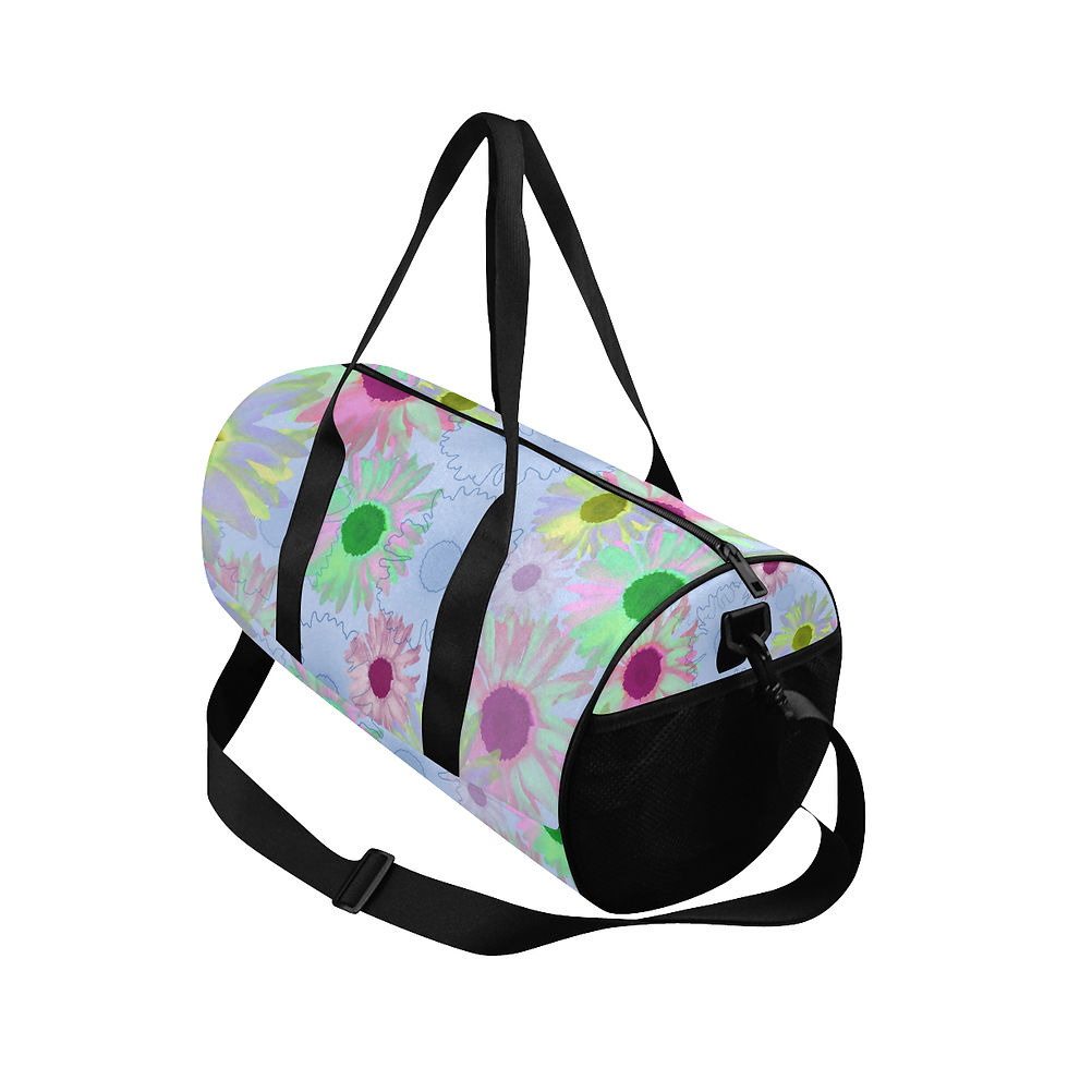 Thumbnail: Wildflower Floral - Gym / Workout / Camping / Travel Duffel Bag