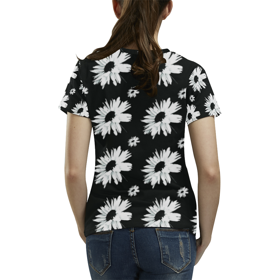 Thumbnail: Daisy Love Black (small print) - T-Shirt