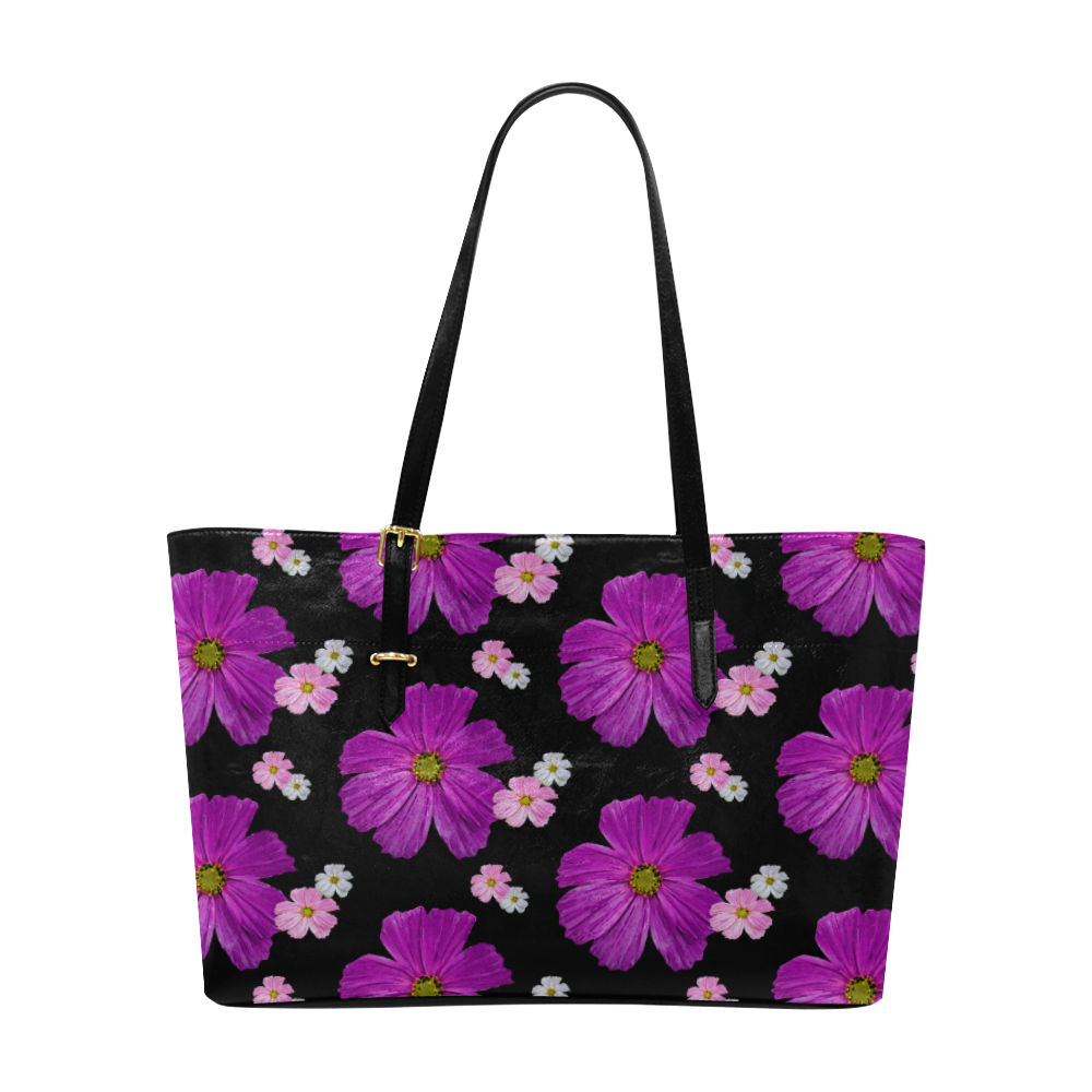 Cosmos Chaos Pink - Large Tote Bag