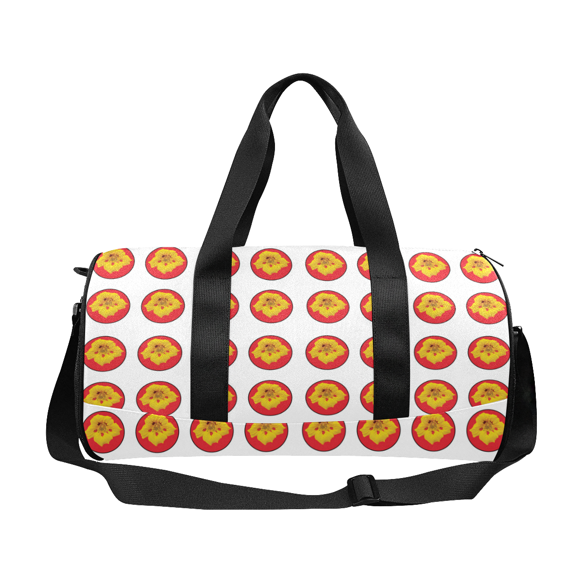 Ladybug Nasturtium Dot - Workout/Camping/Travel Duffel Bag