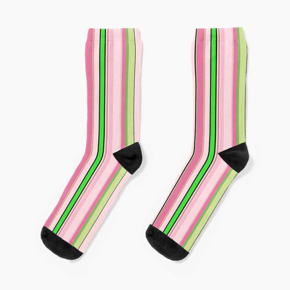 Candy Floss Stripes - Socks