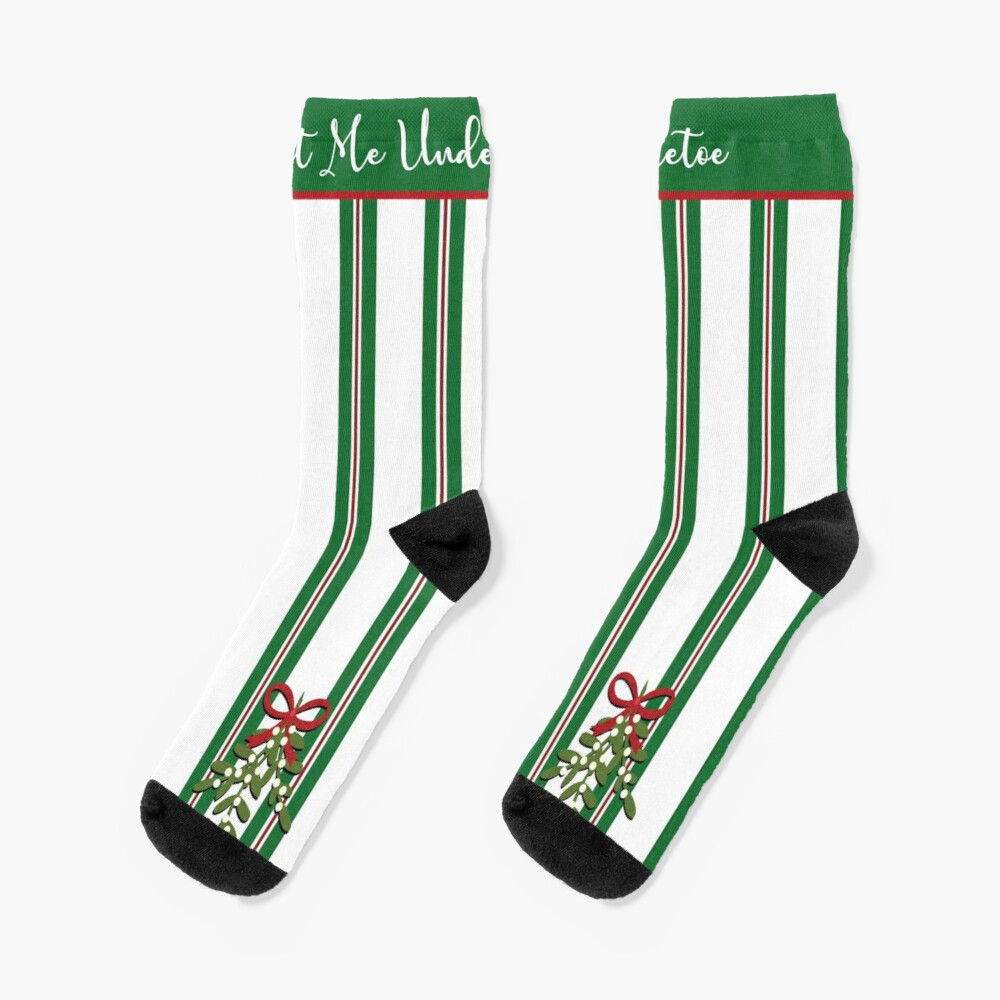 Meet Me Under the Mistletoe - Socks