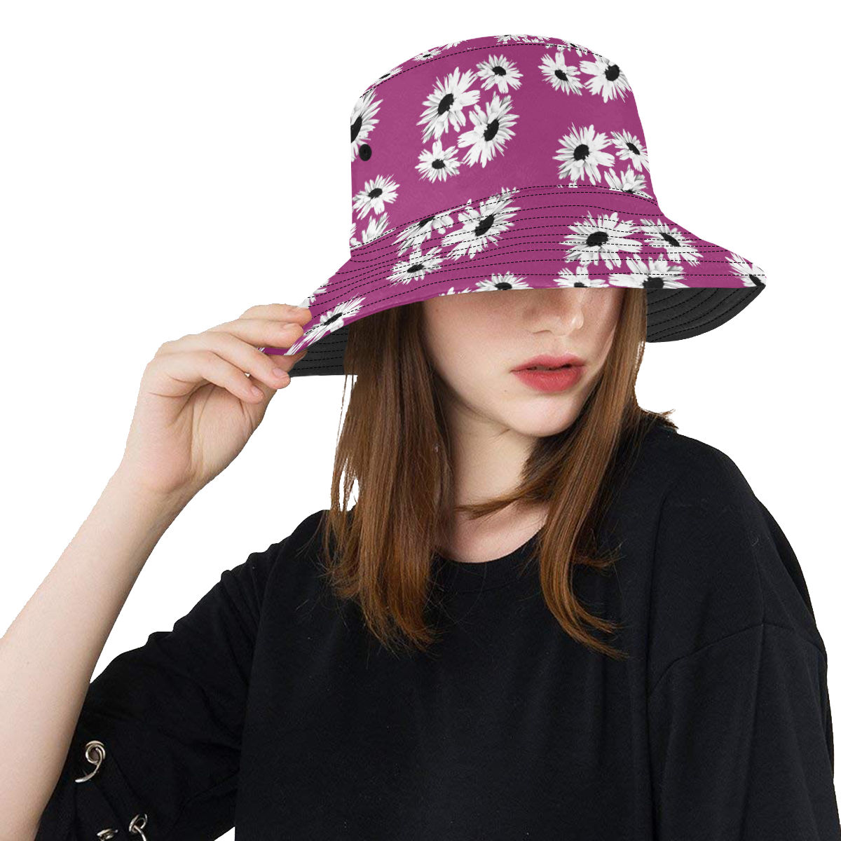 Daisy Love Pink - Bucket Hat