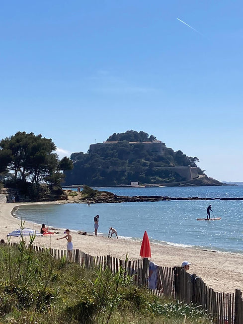uitzicht op Fort de Brégancon