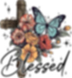 Blessed Cross design from K&M Kustom Kreations