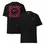 Thumbnail: checkered smiley face graphic tee by K&M Kustom Kreations front and back