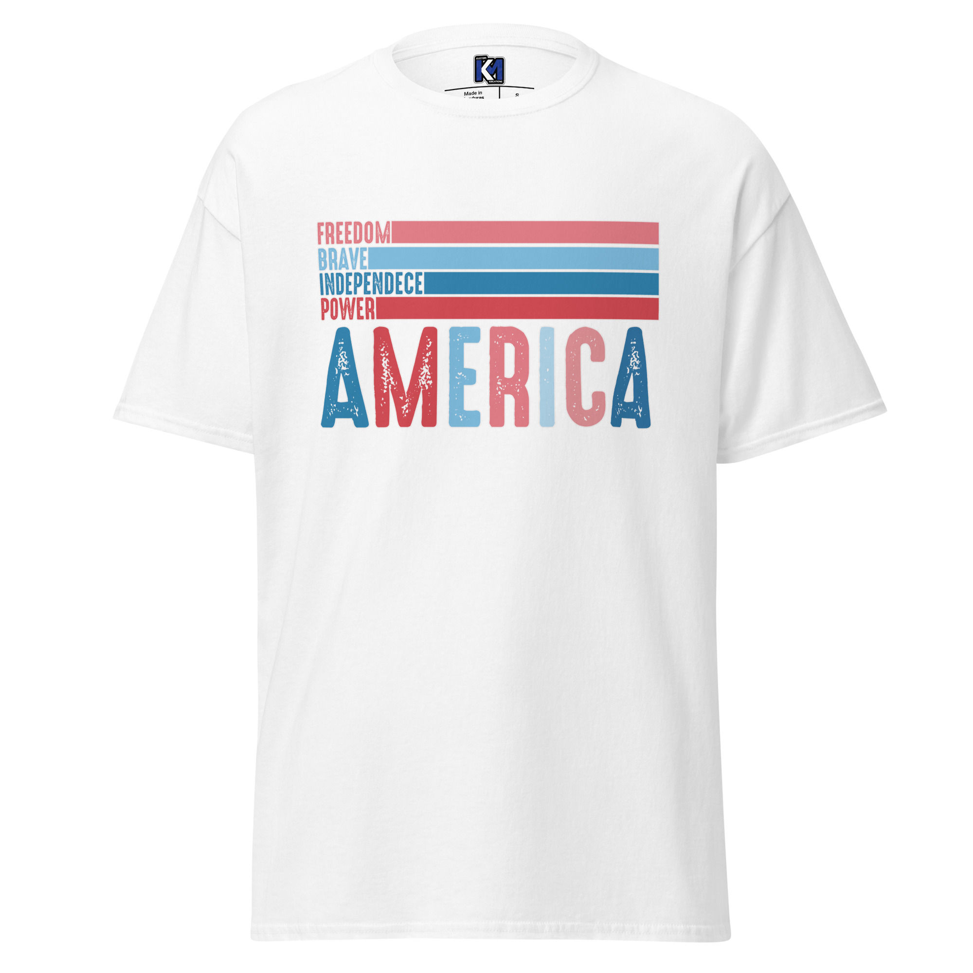 America Freedom graphic t-shirt