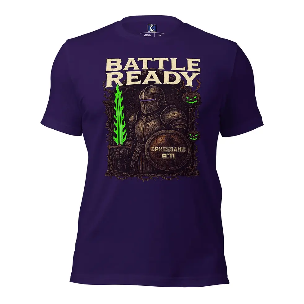 Thumbnail: Battle Ready Tee (Ephesians 6:11)