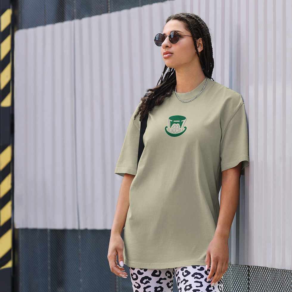 Thumbnail: Showcasing the Lucky Hat Tee's versatile style, ideal for eco-conscious fashion lovers.