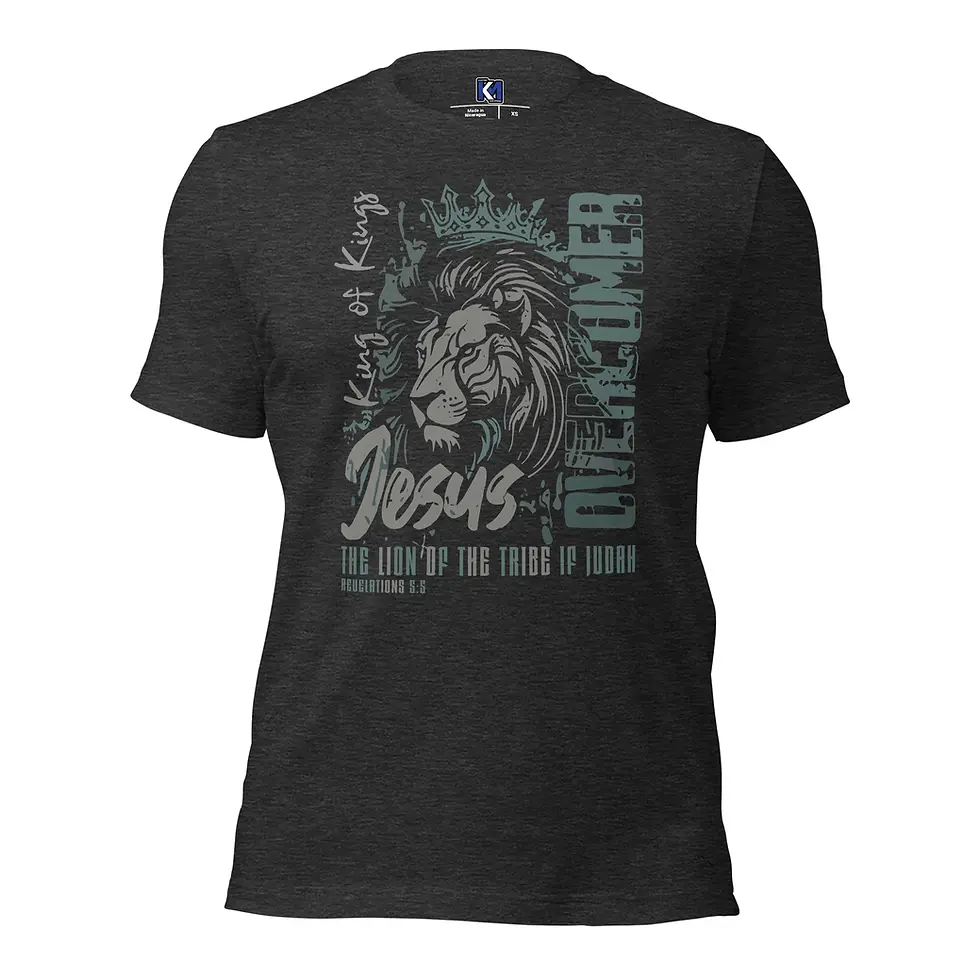 Thumbnail: Lion of Judah — “Jesus Overcomer” Tee