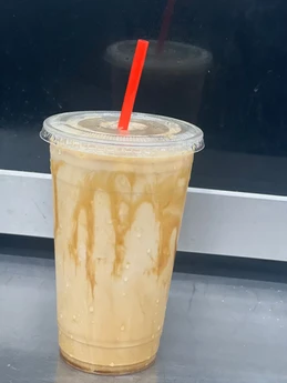 Image of a coffee drink by Lighthouse coffee & Mercantile named Grace & Caramel 