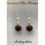 Thumbnail: Short Length Earrings of Colorful Handmade Glass and Sterling Silver French Wire