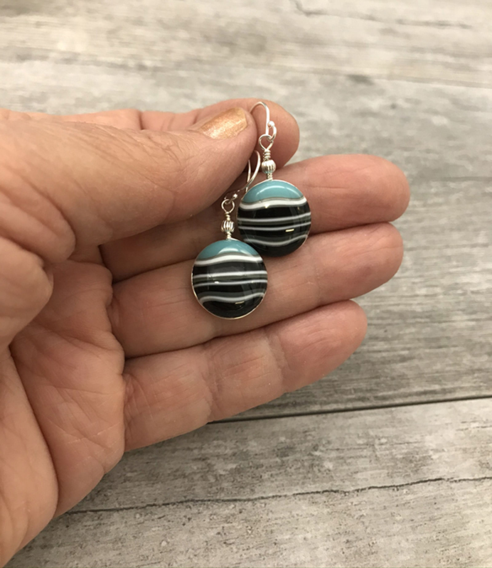 Fused Glass Earrings