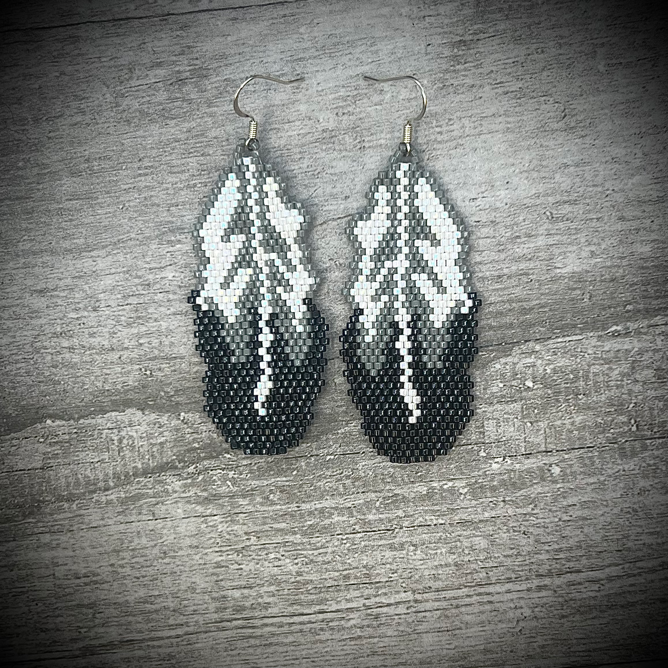 Feather earrings