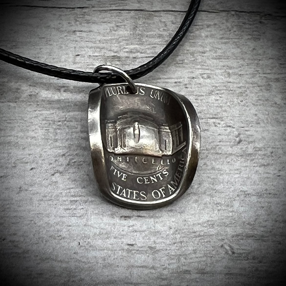 Thumbnail: Cowboy Hat Nickel Coin Necklace