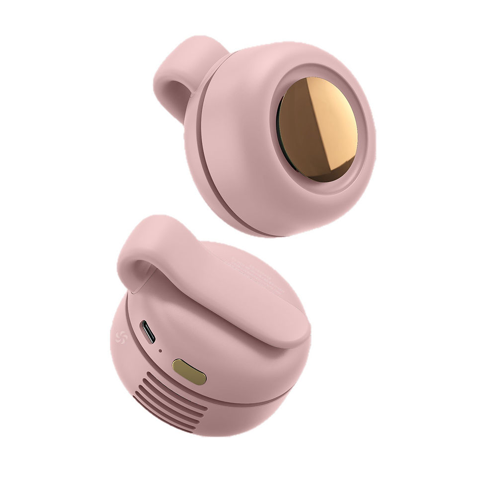Thumbnail: Portable Bladeless Wearable Fan with Adjustable Airflow