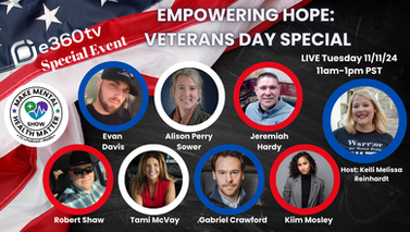 Empowering Hope Veterans Day Special image with guest speakers