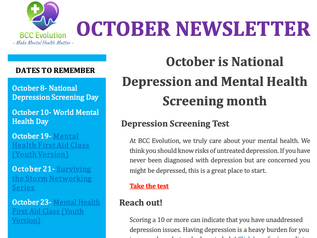 October Newsletter