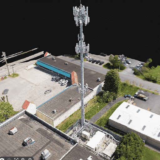 Photogrammétrie 3D antenne Cellulaire
