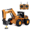 Thumbnail: 1:24 9CH RC Alloy Long Arm Bulldozer Excavator Construction Remote Control car
