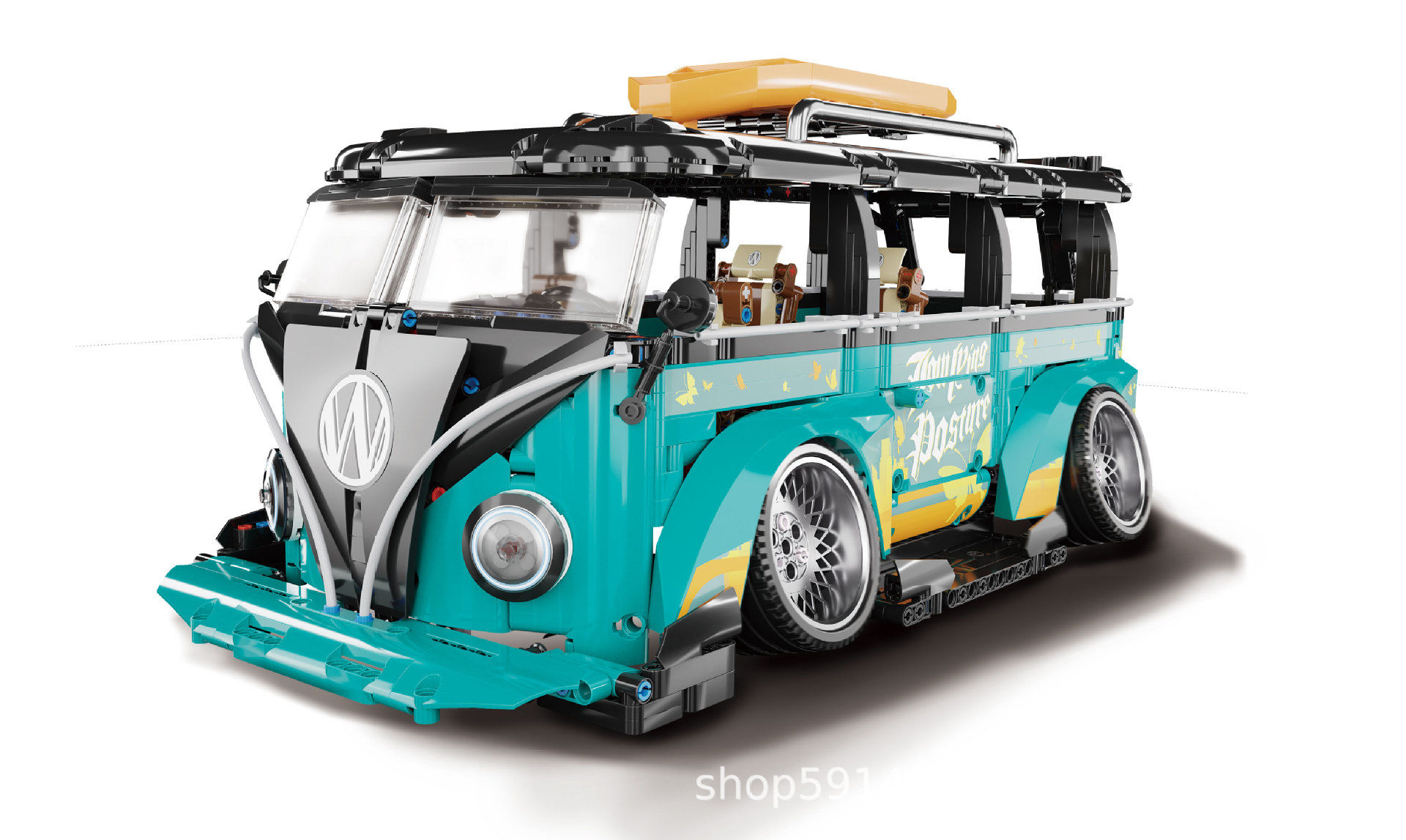 1979 Volkswagn Van Model Car Building Block (2550pcs)