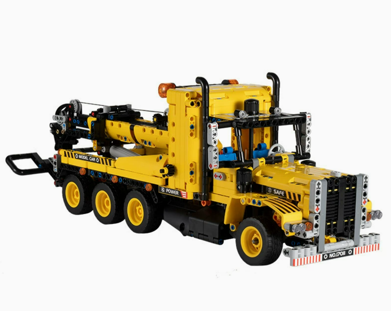 Mechanical road trailer Model Car Building Block (1250pcs)